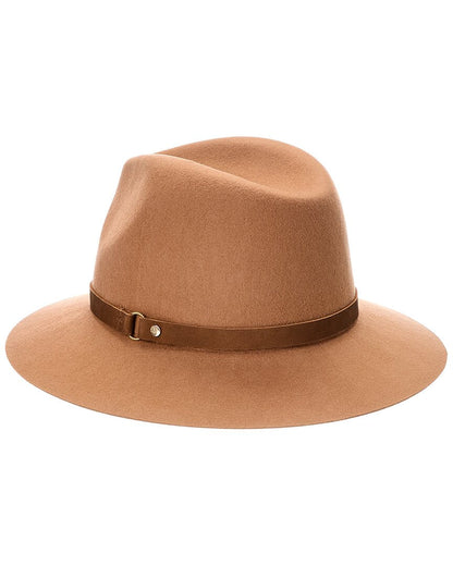 short brim wool fedora