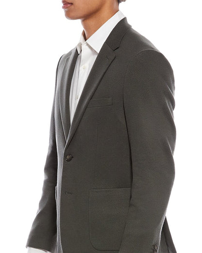 pique knit sportcoat