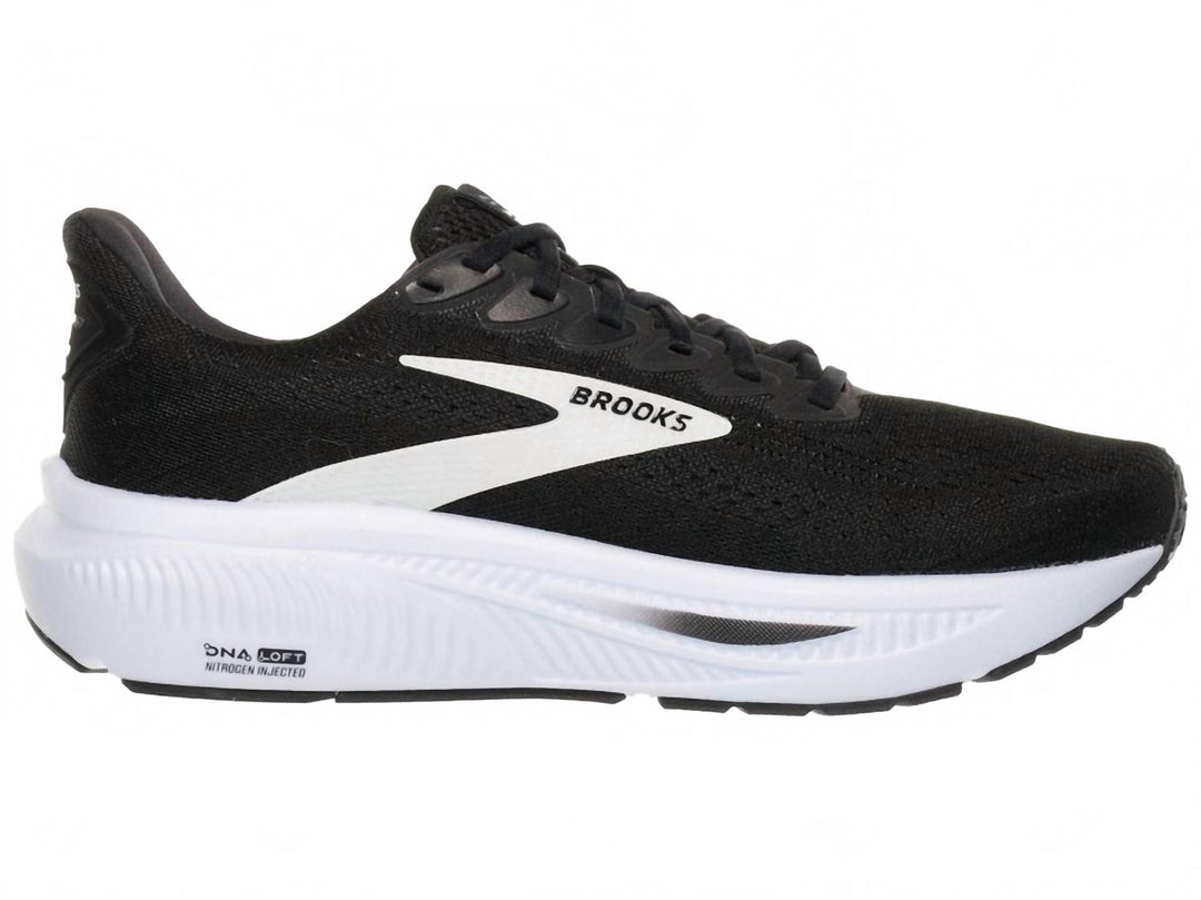men's ghost 17 sneaker in black/grey/white