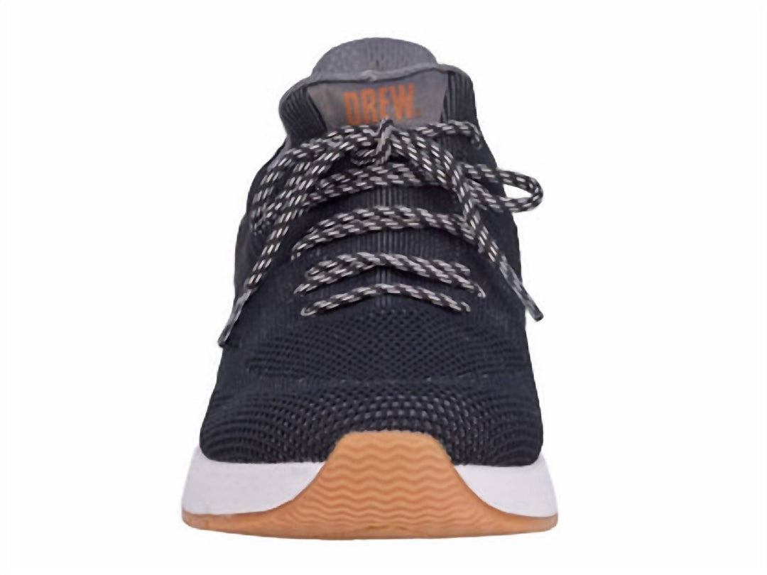 men's echo walking shoe in black mesh combo