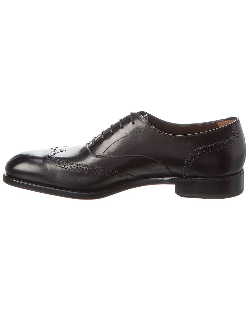 ferragamo leather dress shoe