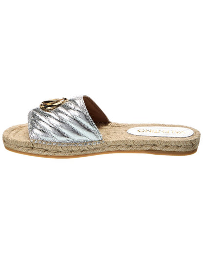 clavel leather espadrille sandal