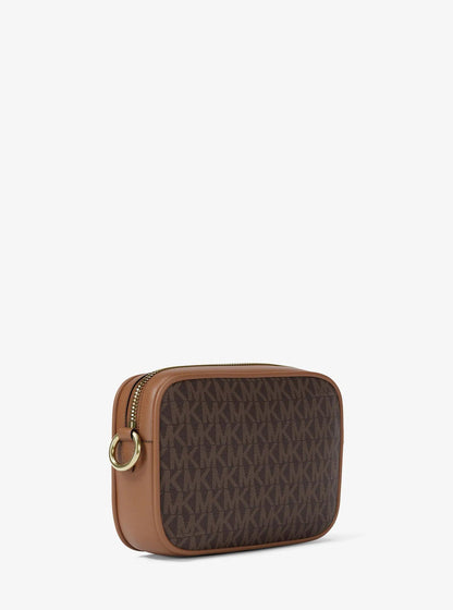 jet set small signature logo camera crossbody bag