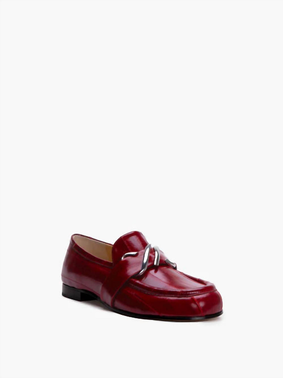 monogram loafers in rosewood