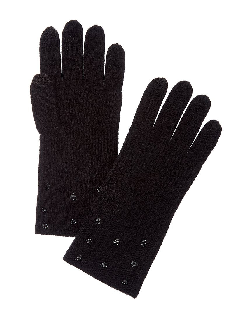 cashmere crystal cuff cashmere gloves