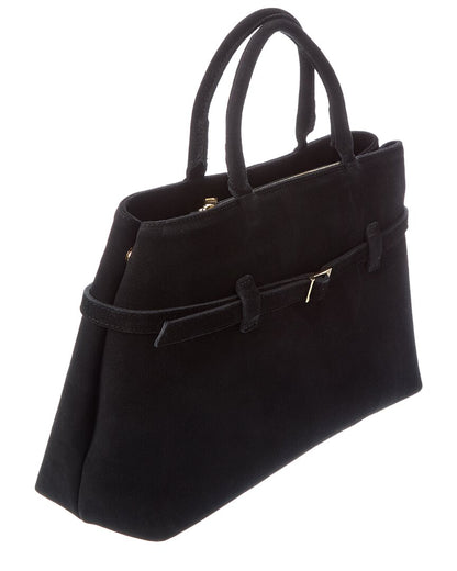 elspeth suede shoulder bag