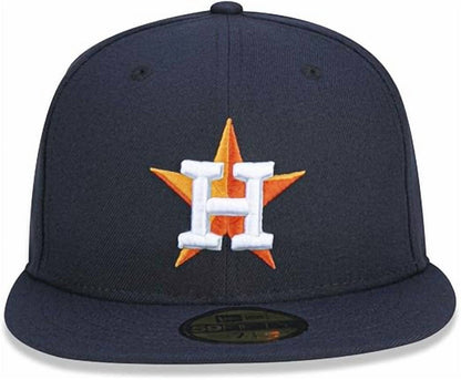 men's houston astros 59fifty fitted cap in navy