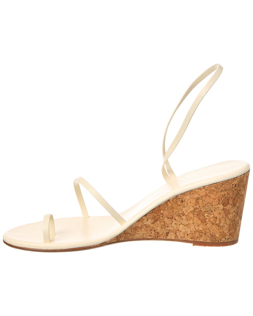 chora mid wedge leather sandal