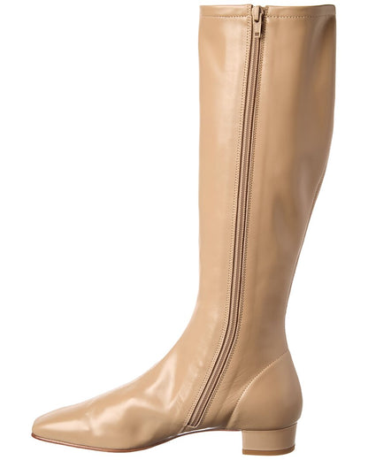 edie leather knee-high boot