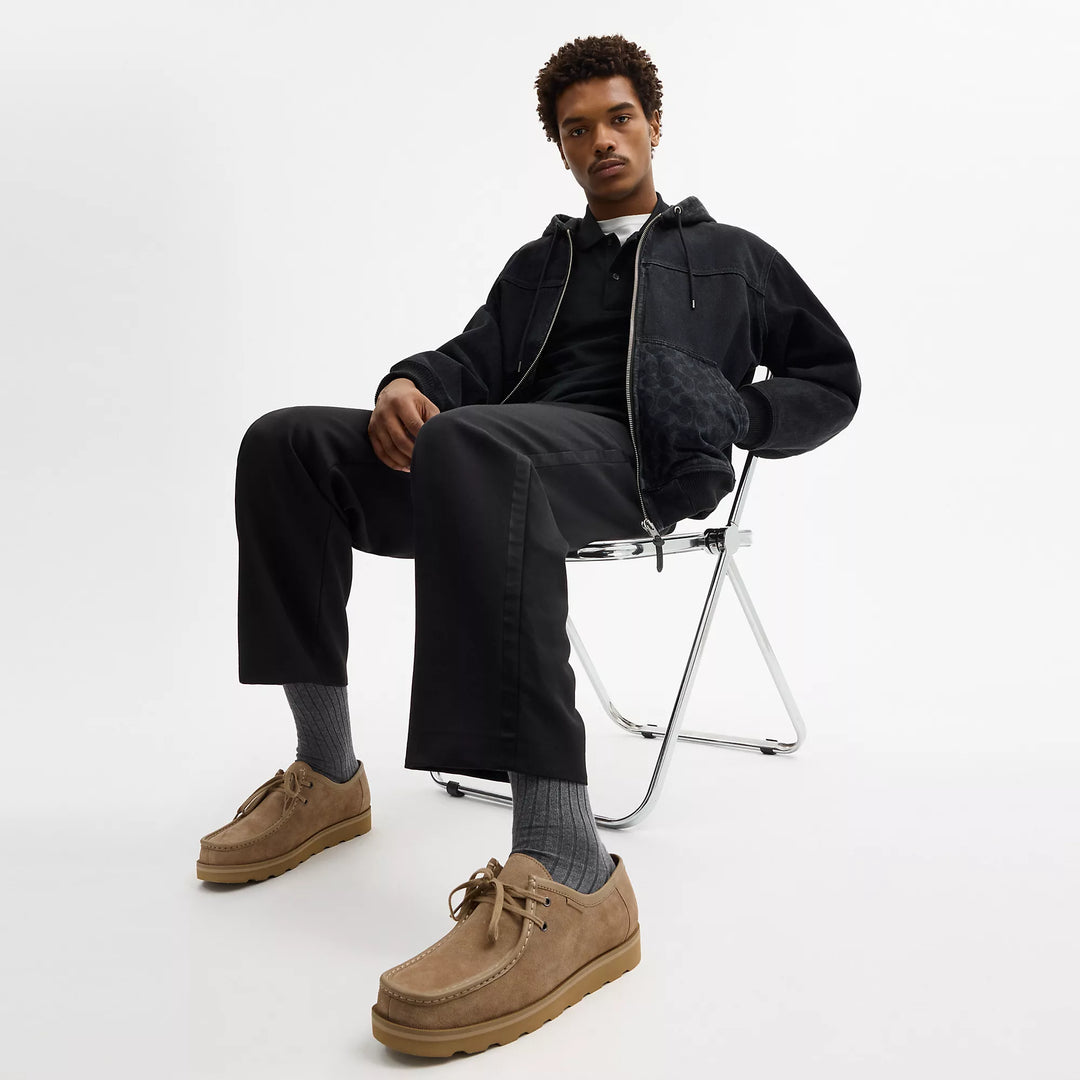 chukka shoe with signature canvas