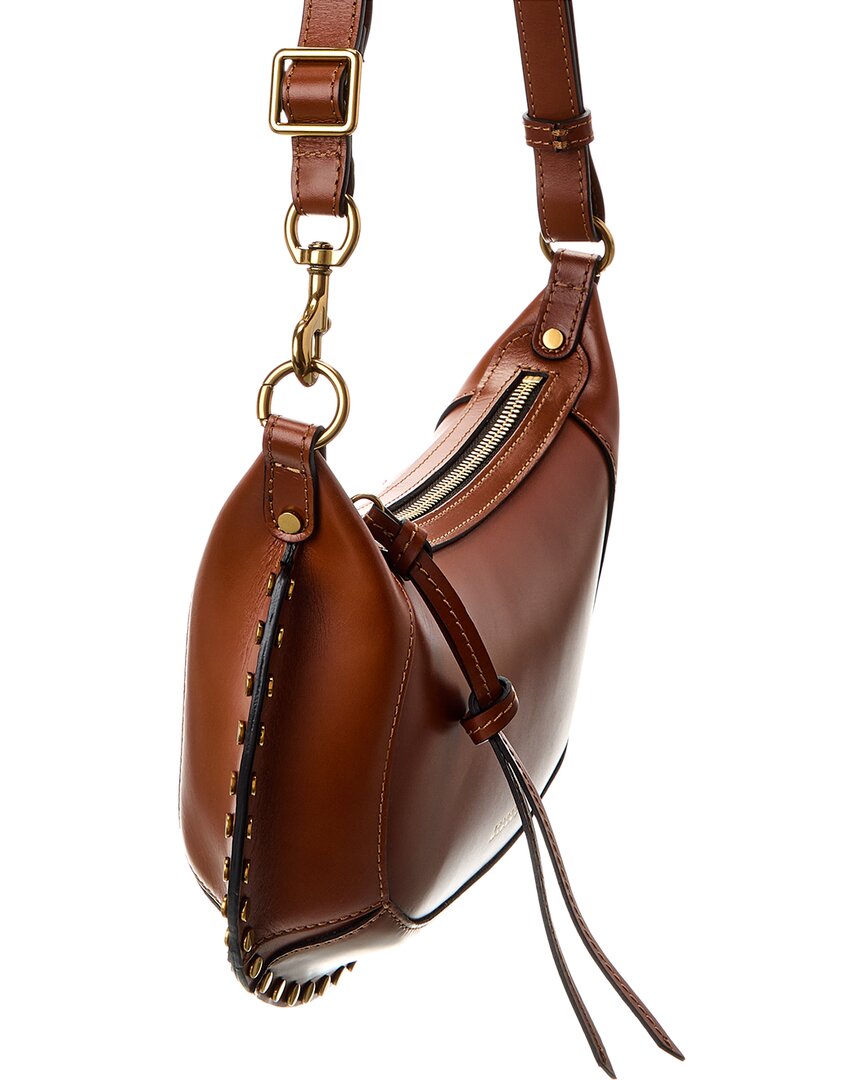 oskan moon leather hobo bag