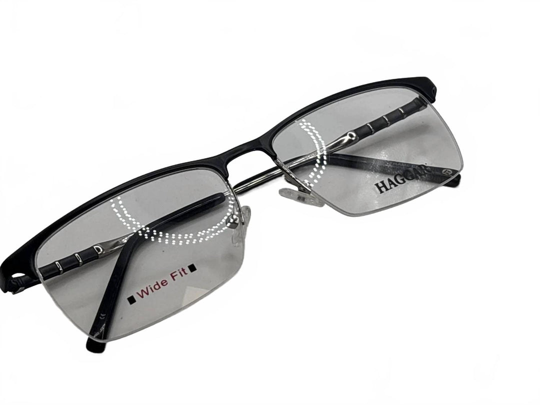 men’s h291 rectangle eyeglasses in matte black