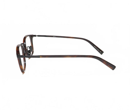 men's v405 square eyeglasses in brown