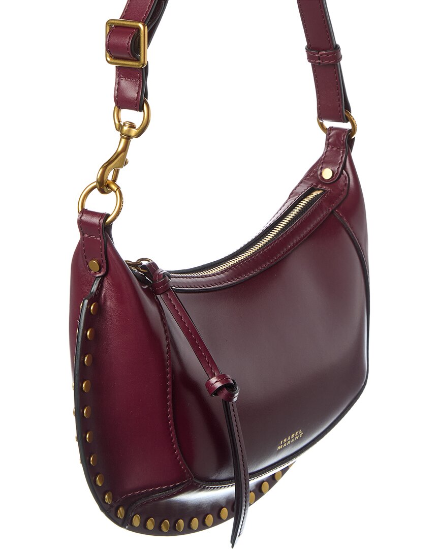 oskan moon leather hobo bag