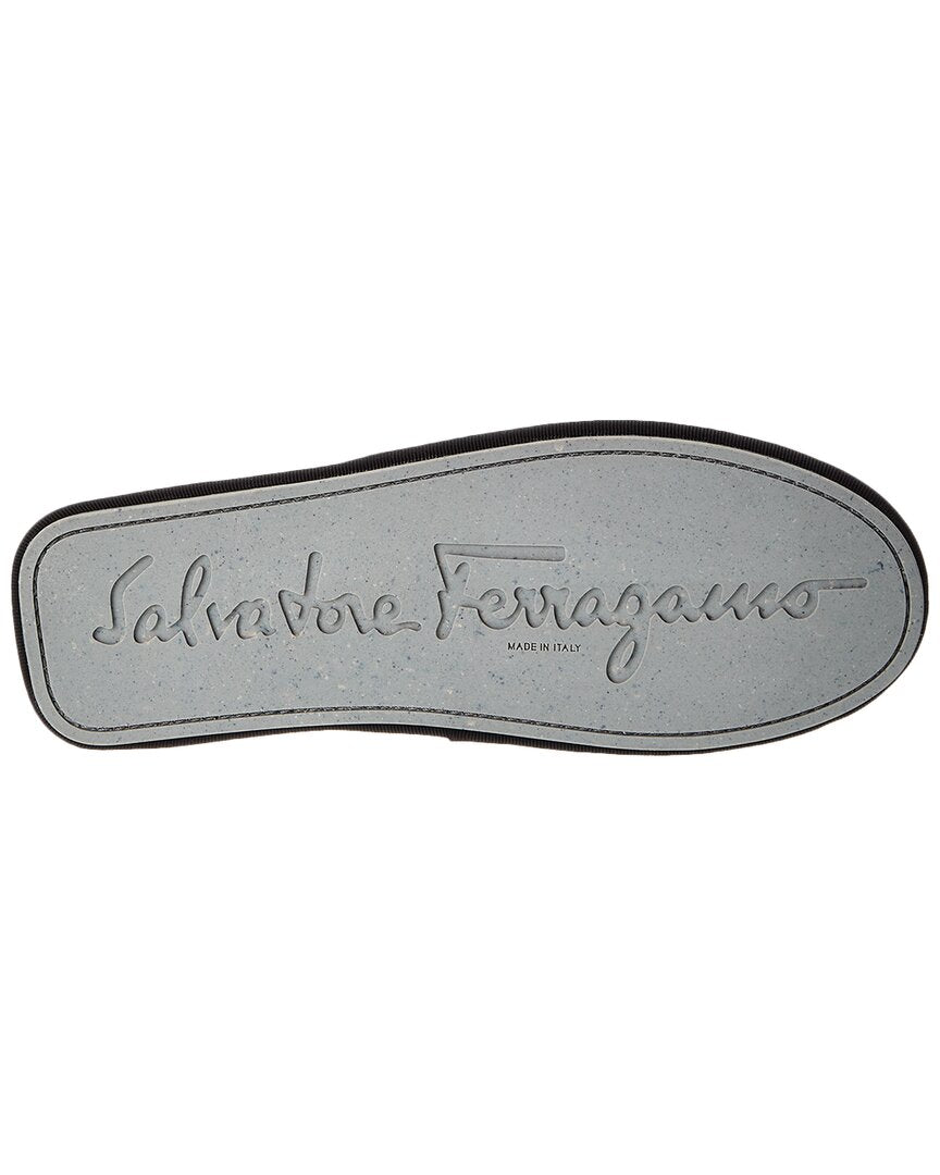 ferragamo anchelo leather slipper