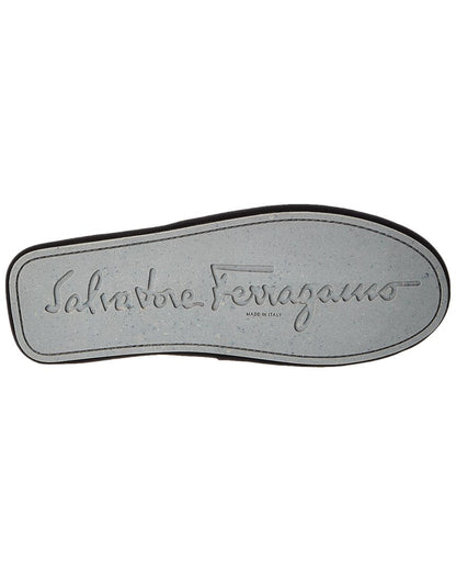 ferragamo anchelo leather slipper