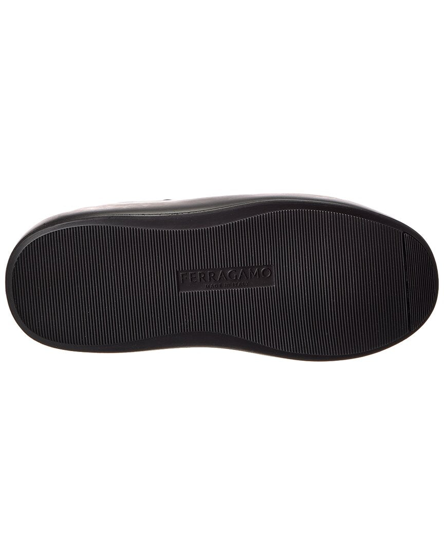 ferragamo lunar rubber slip-on sneaker
