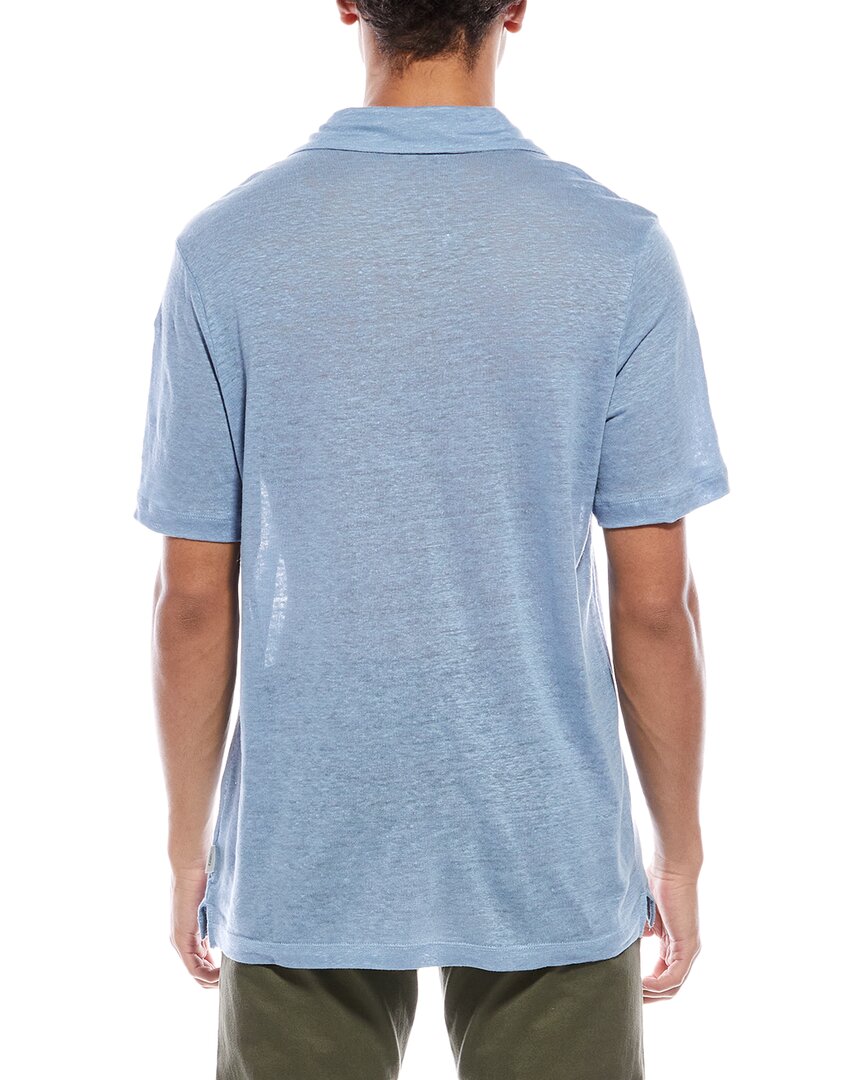 shaun linen polo shirt