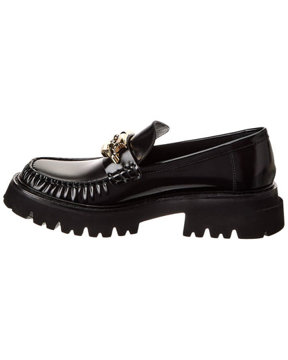 ferragamo ingrid leather loafer