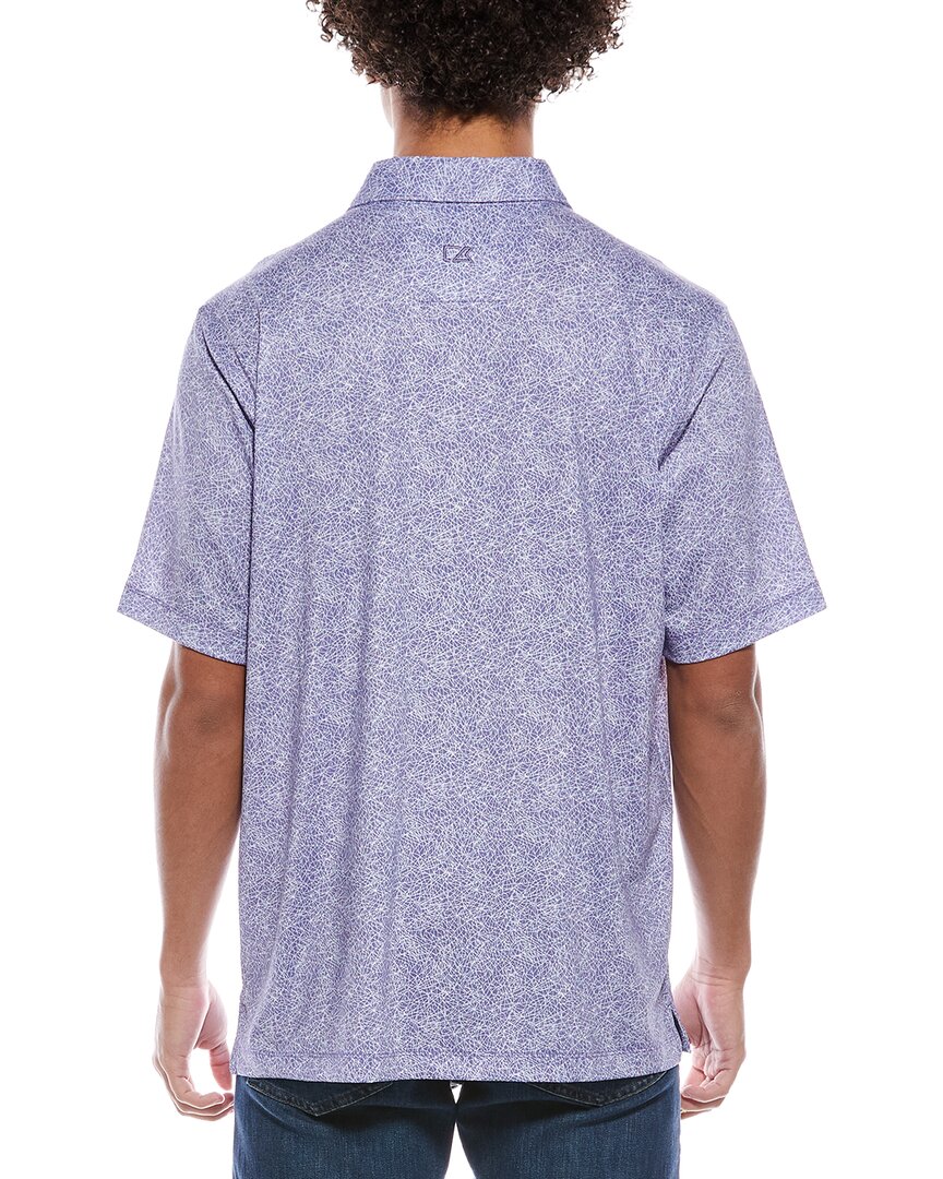 pike constellation print stretch polo shirt