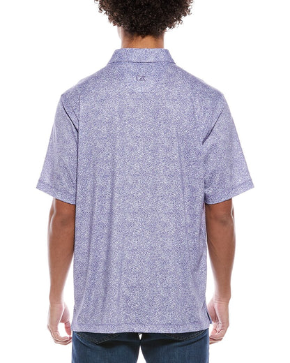 pike constellation print stretch polo shirt