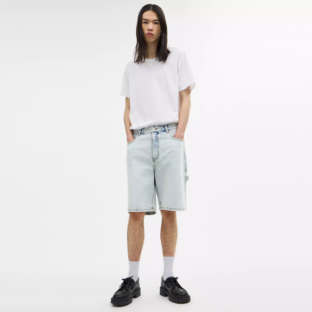 signature denim shorts