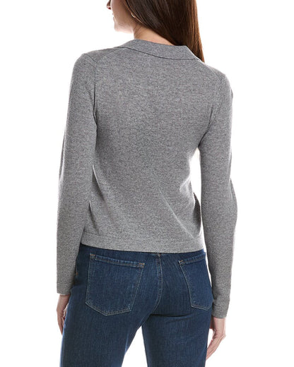 wool & cashmere-blend dress cardigan