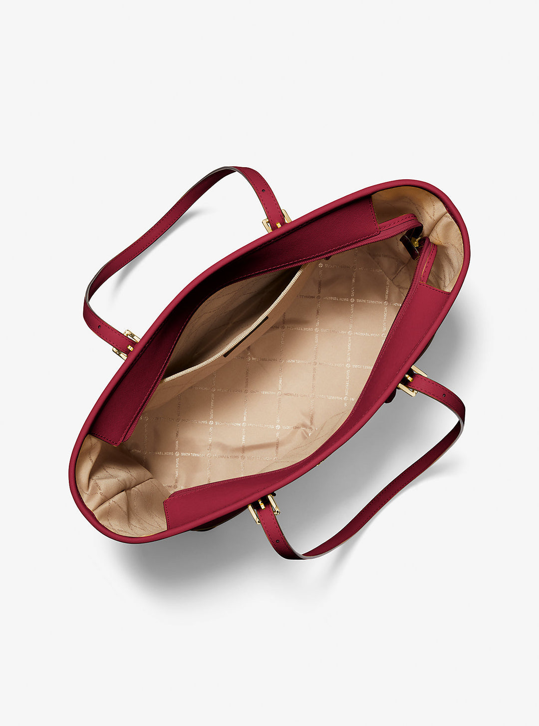jet set travel large saffiano leather tote bag