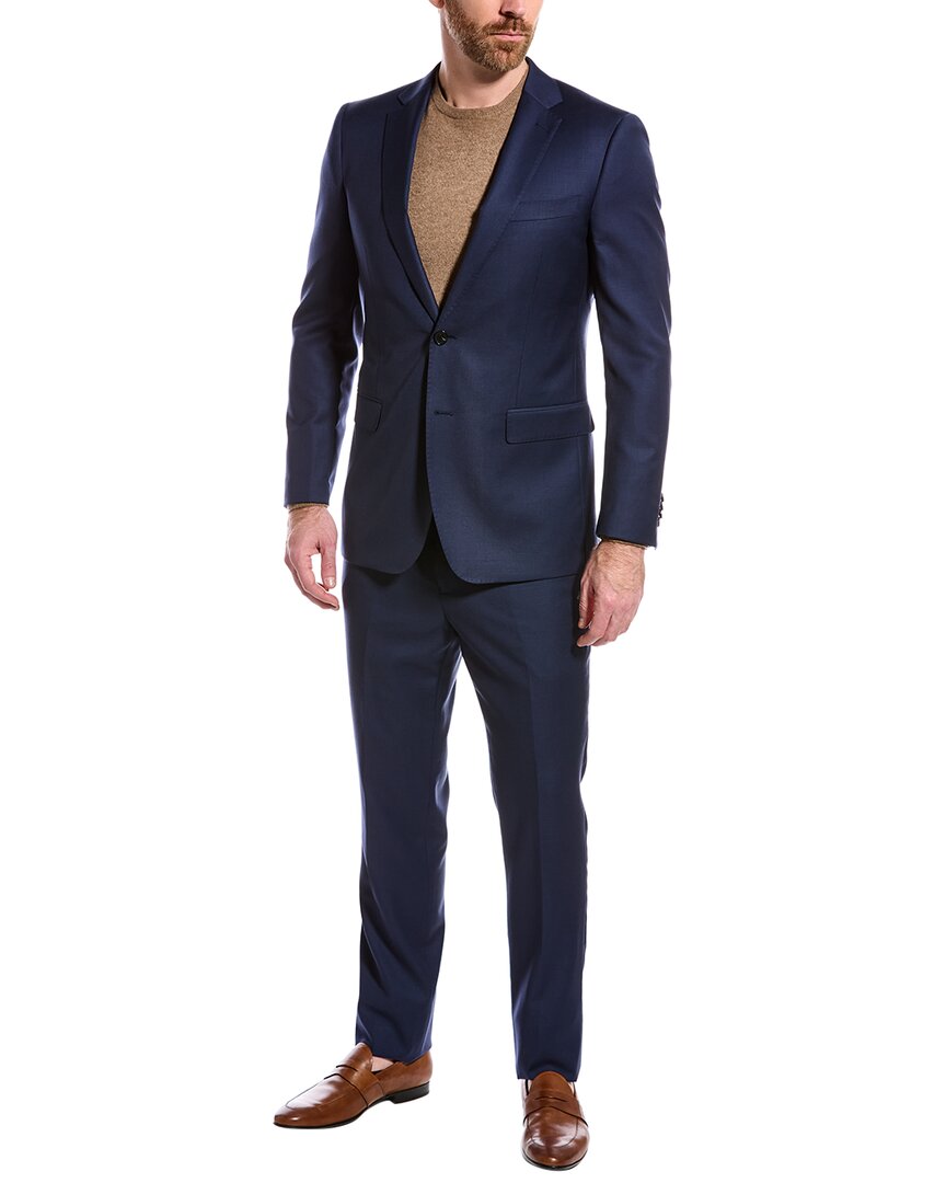 2pc slim fit wool suit