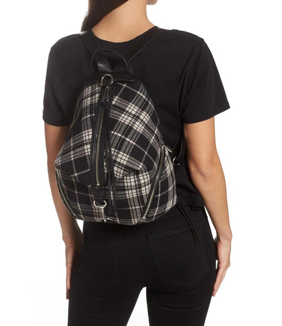 julian backpack in white/black