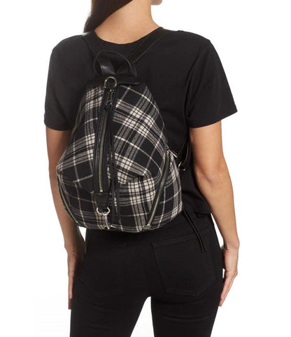 julian backpack in white/black