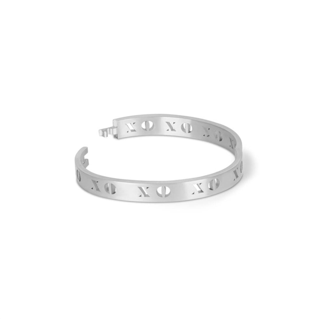 women's l'amour de soi moderne bangle in silver