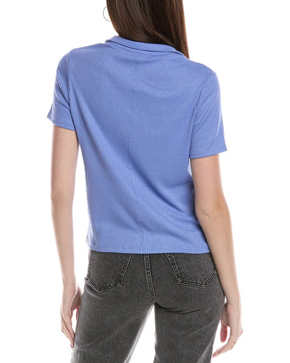 the knit polo sweater