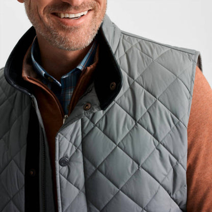 northpoint quilted vest in graphite
