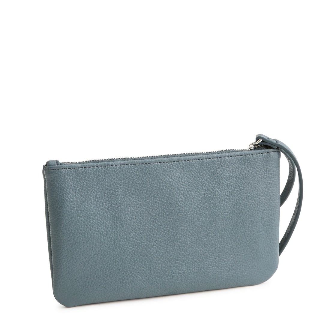 outlet faux leather essential wristlet