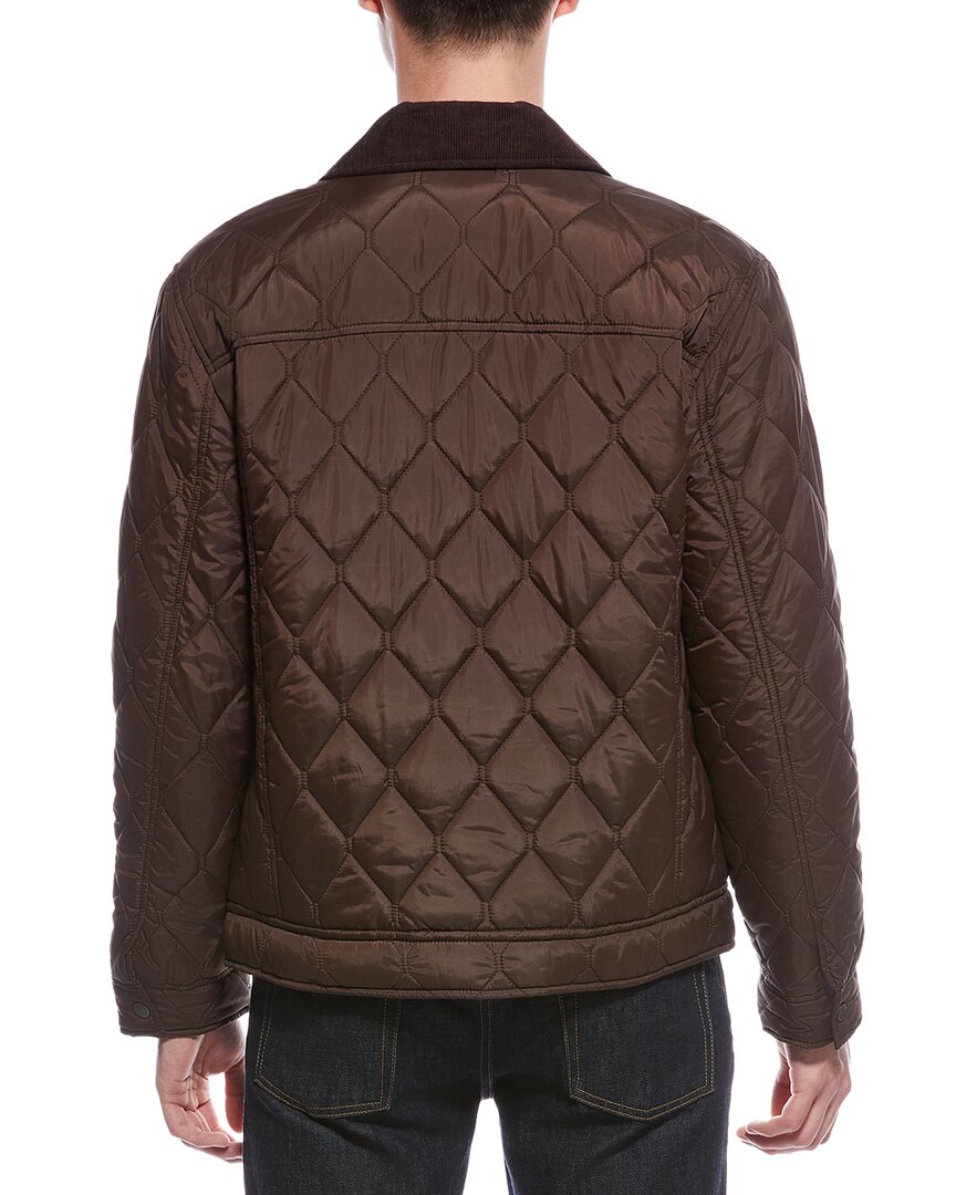 diamond quilt short jacket