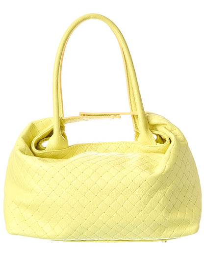 zoey16 embossed leather tote