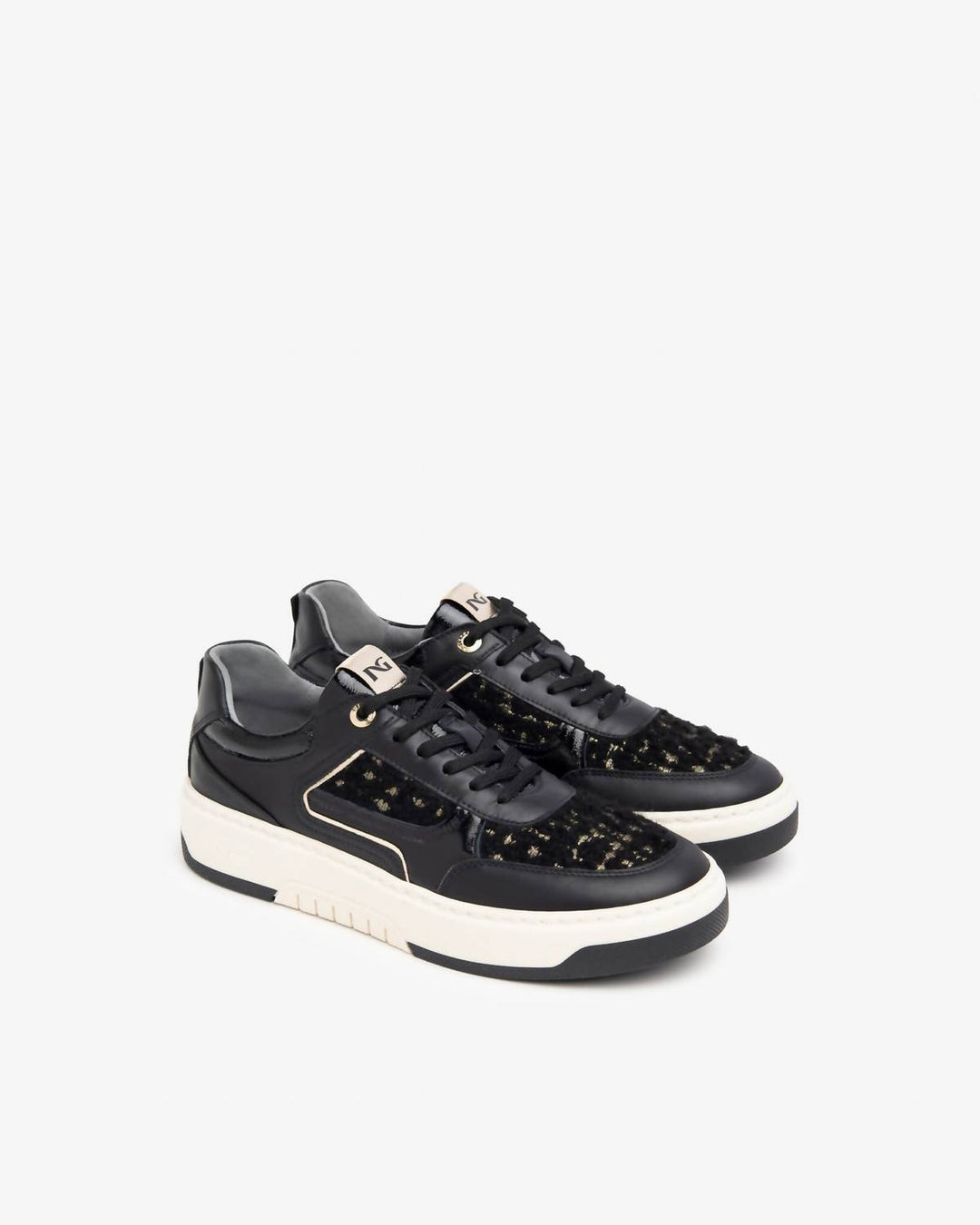 women's guanto sneakers in nero