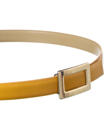 reversible leather belt