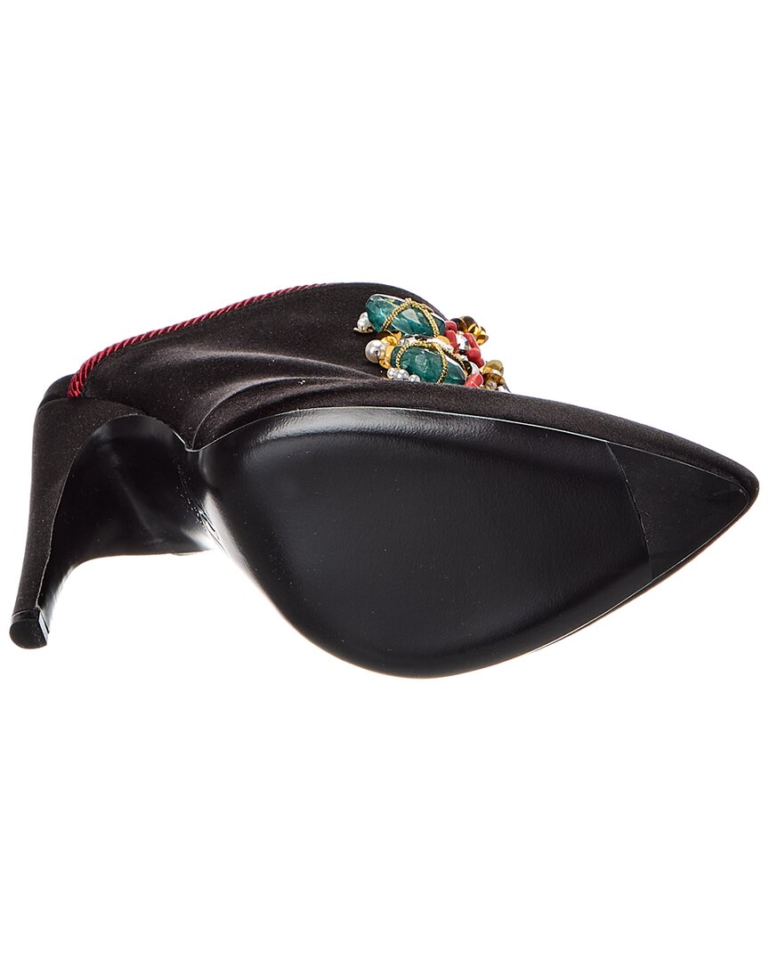 barocco satin mule