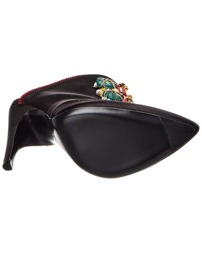 barocco satin mule