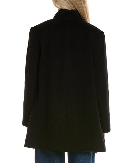 wool-blend coat
