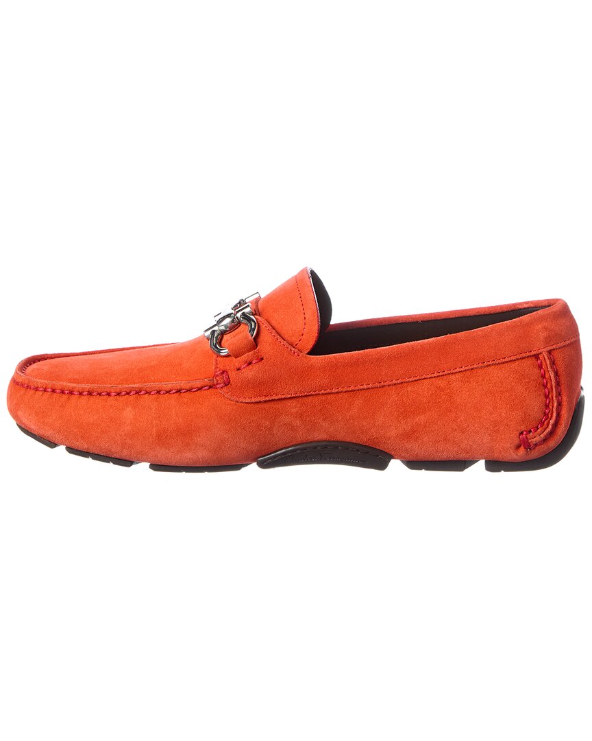ferragamo  suede loafer