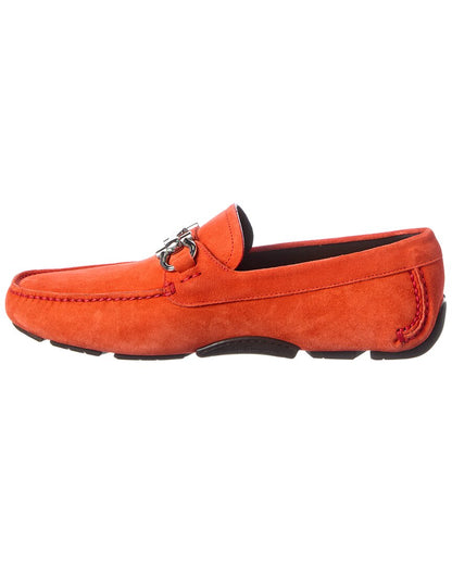 ferragamo  suede loafer