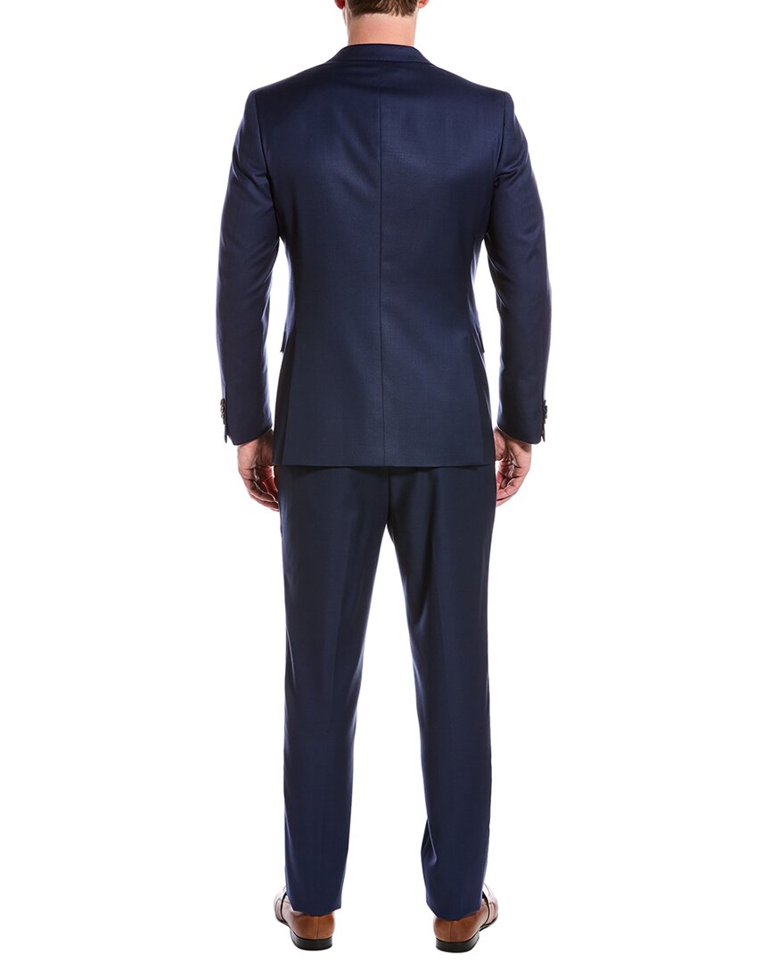 2pc slim fit wool suit