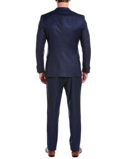 2pc slim fit wool suit