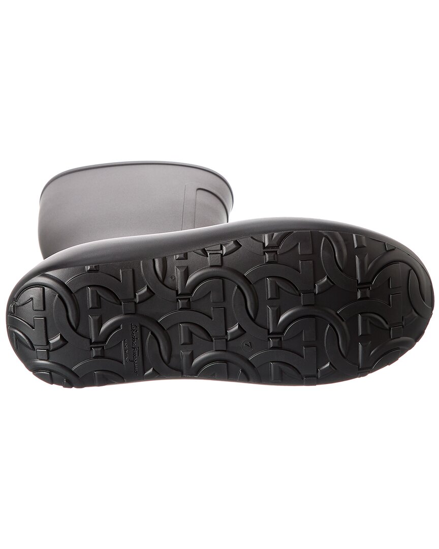 ferragamo rubber rain boot