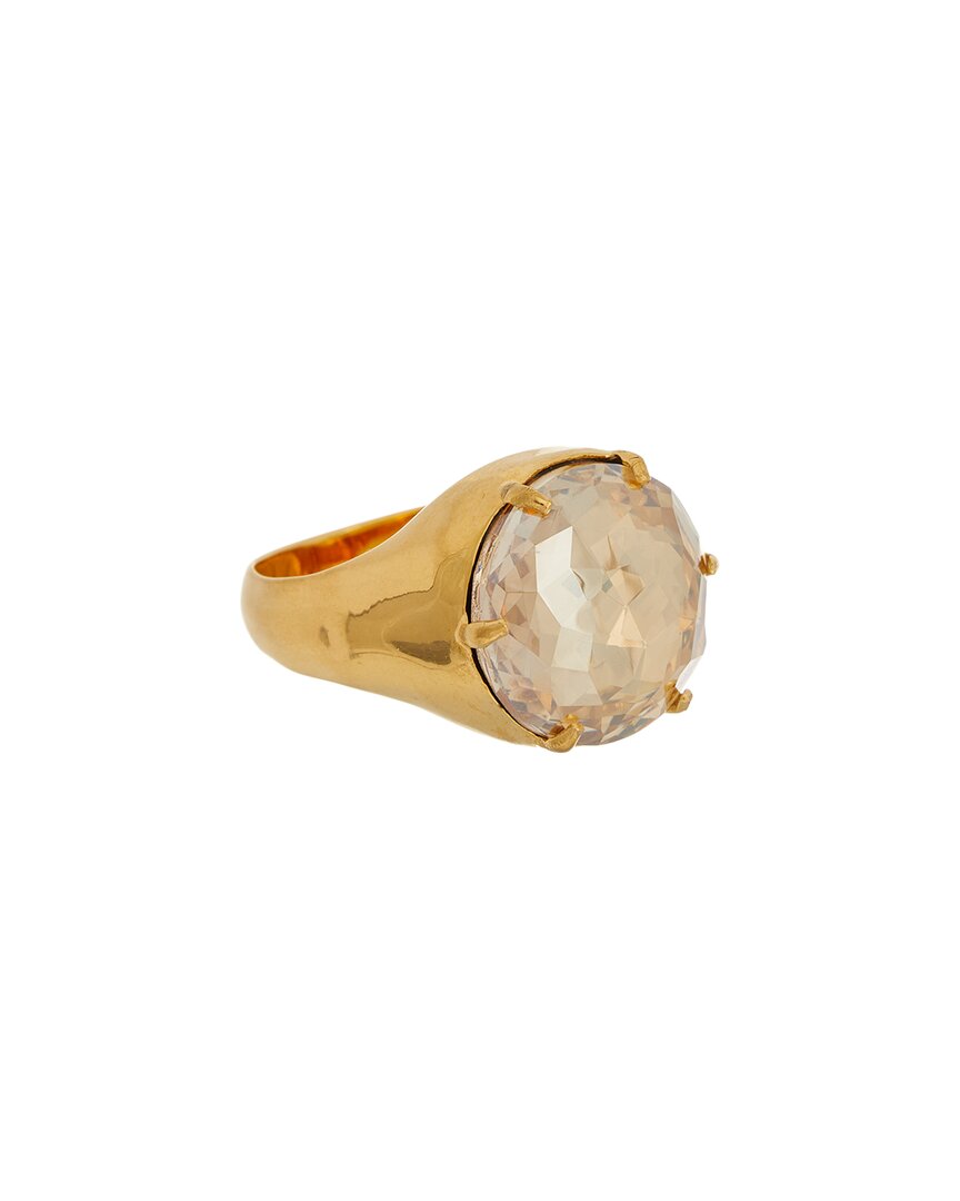 crystal signet ring