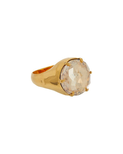 crystal signet ring