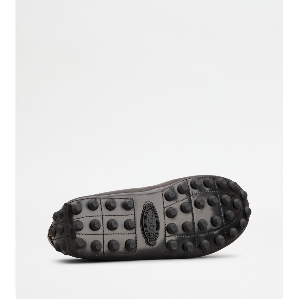 gommino bubble loafers in leather